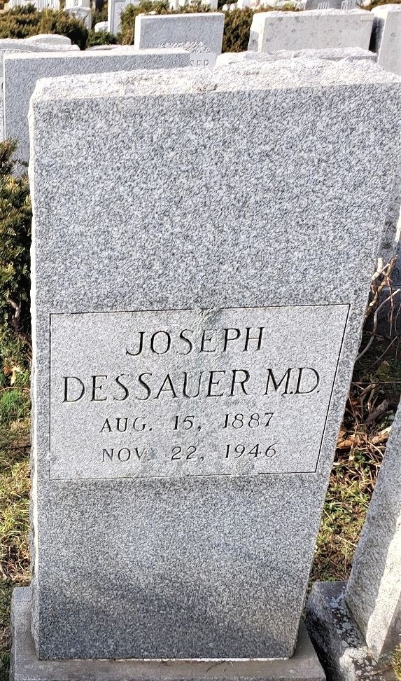 Dessauer's Gravesite, Cedar Park Cemetery, Paramus, Bergen County, New Jersey © www.findagrave.com