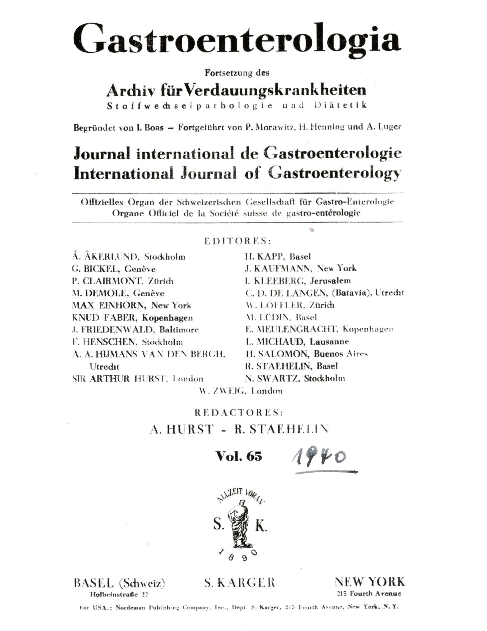 Co-editor of the successor journal of the 