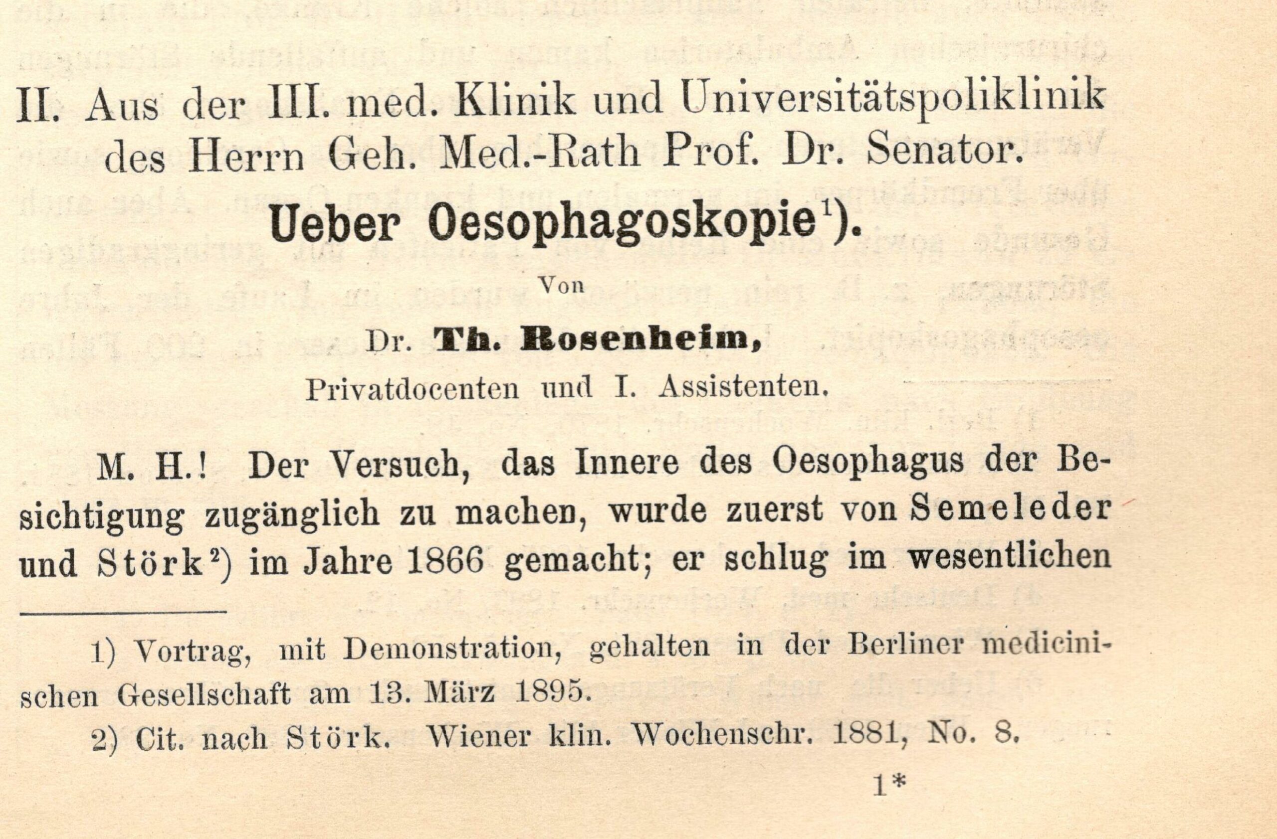 Berliner Klinische Wochenschrift 1895