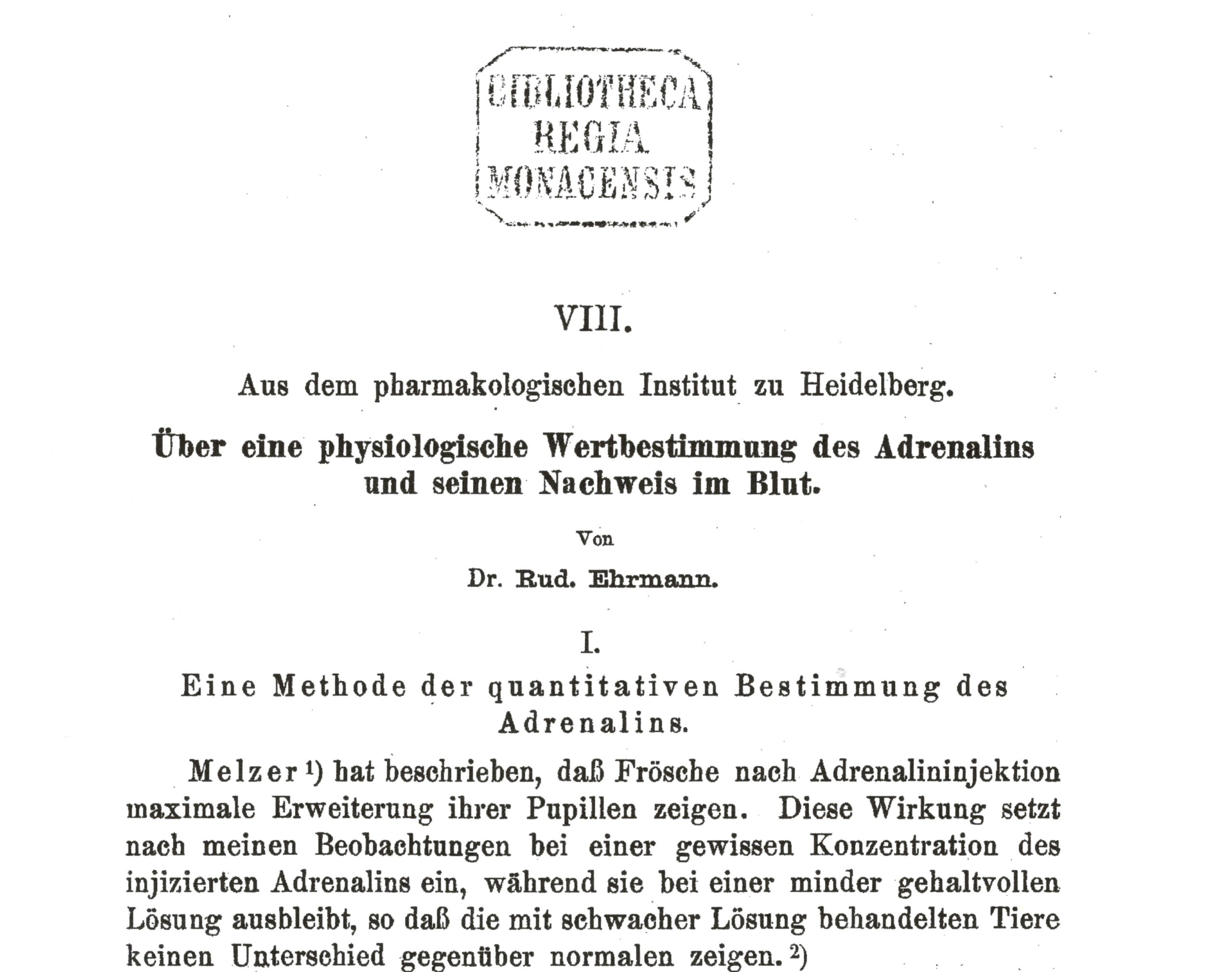 Archiv für Experimentelle Pathologie und Pharmakologie 1905