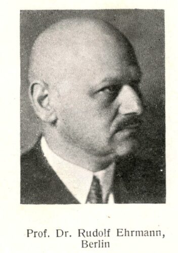 Prof. Dr. med. Rudolf Richard Ehrmann, image source Karlsbad 1928