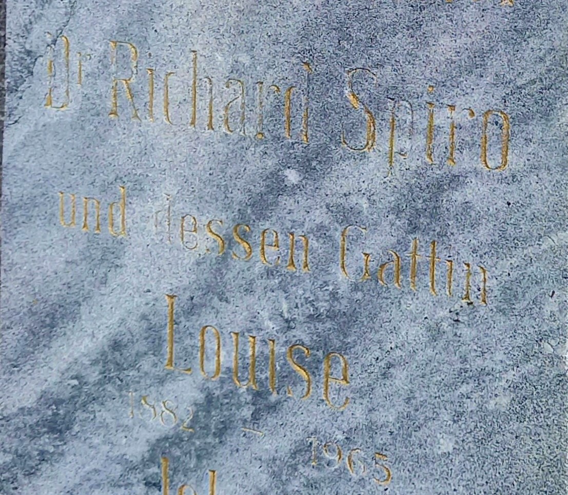 Grabstelle Richard Spiros, Zentralfriedhof Wien © Susanne Krejsa-MacManus 