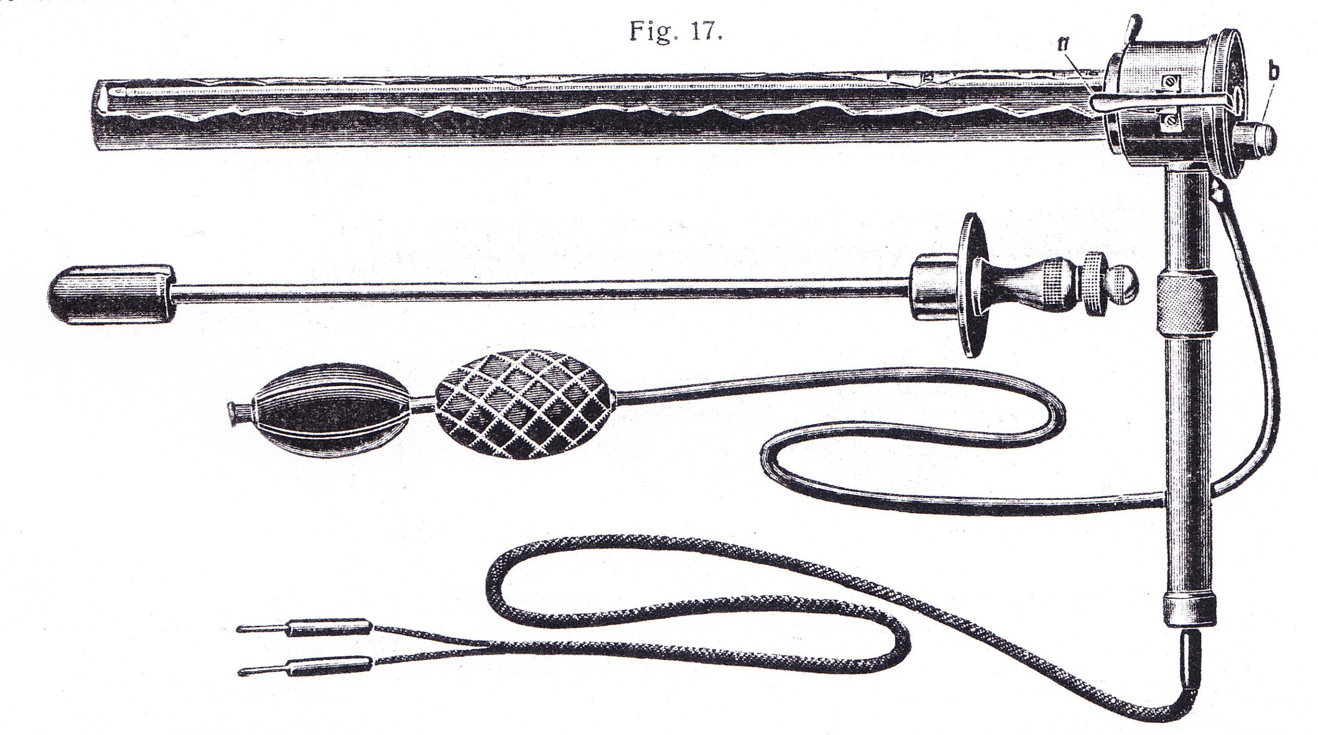 Strauß' Rekto-Sigmoidoskop, modifiziert von Georg Wolf, Berl klin Wochenschr 1903; 40: 1100-04