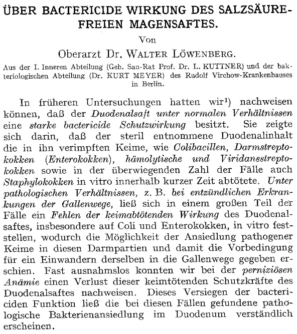 Publikation, Kli Wochenschr 1926, Archiv H Je