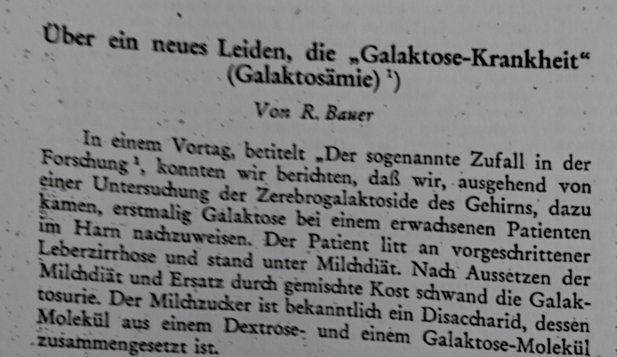 Wiener Med. Wochenschr 1959 (Nach Bauers Vortrag in der Wiener Gesellschaft der Ärzte im November 1958), Archiv H Je