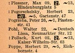 Reichmedizinalkalender 1937, der Doppelpunkt stigmatisiert als Jude, Kopie Archiv H Je 
