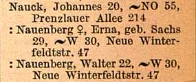 E. and W. Nauenberg RMK 1937